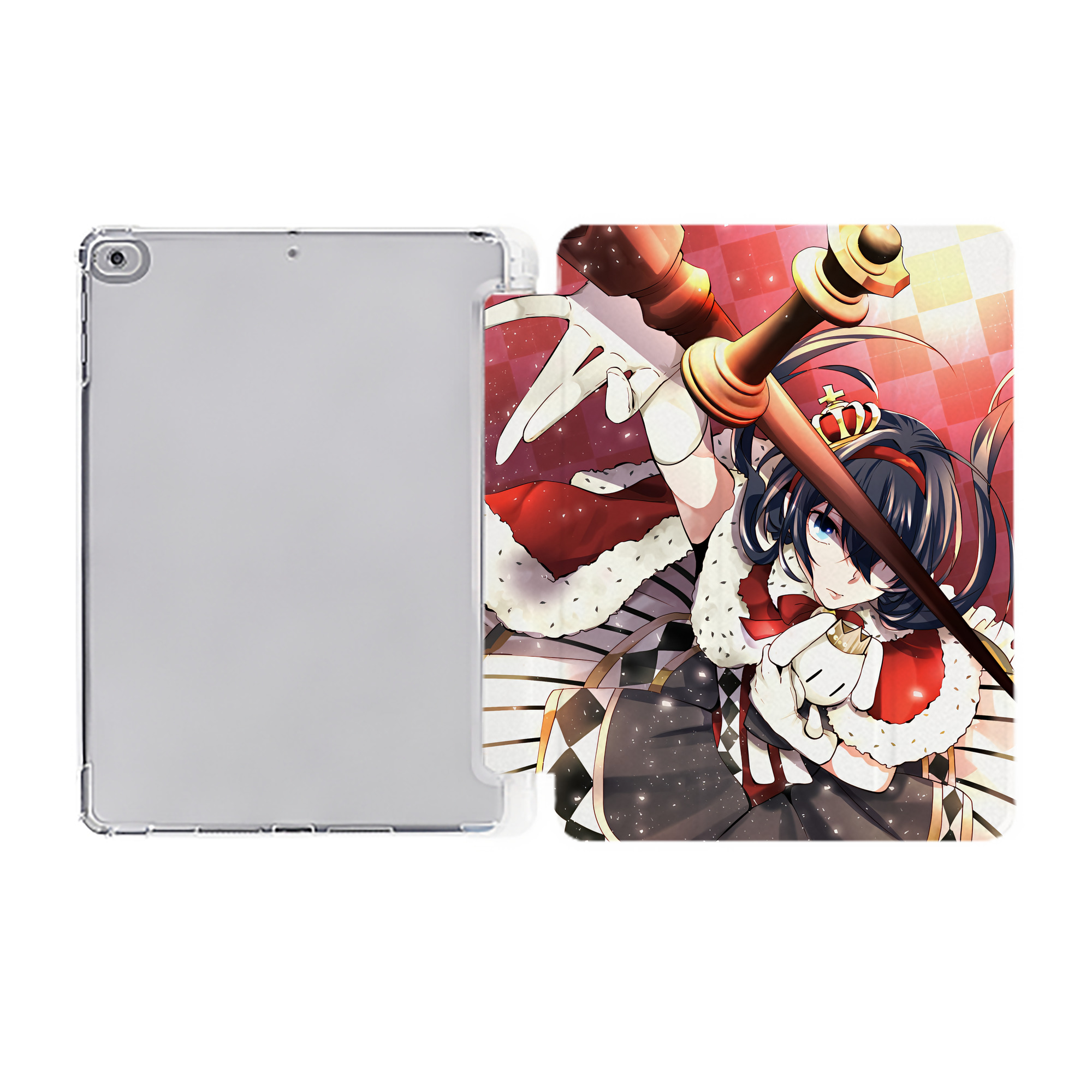 （画像用） 文豪ストレイドッグス Bungo Stray Dogs IPad ケース ペン収納付き 三つ折りスタンド PUレザー×シリコン 対応機種9.5/10.5/10.9インチ